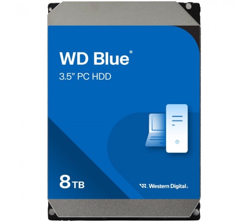 Накопичувач HDD SATA 8.0TB WD Blue 5640rpm 256MB (WD80EAAZ)