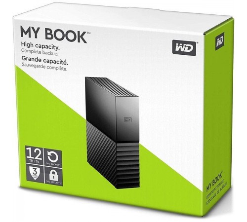 Зовнішній жорсткий диск 3.5" USB 12.0TB WD My Book Black (WDBBGB0120HBK-EESN)