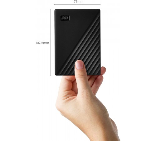 Зовнішній жорсткий диск 2.5" USB 5.0TB WD My Passport Black (WDBPKJ0050BBK-WESN)_Bulk