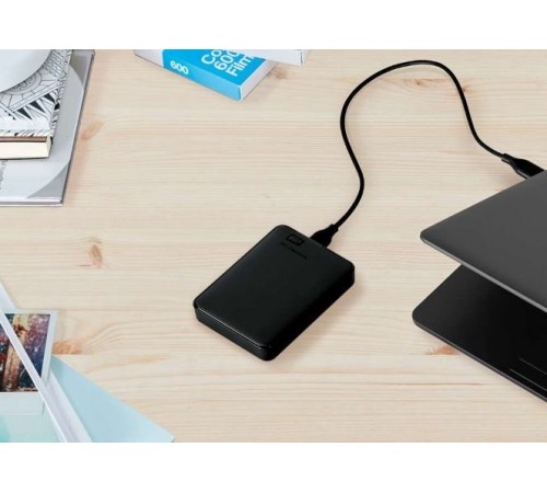 Зовнішній жорсткий диск 2.5" USB 5.0TB WD Elements Portable Black (WDBU6Y0050BBK-WESN)_Bulk