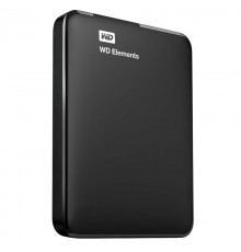 Зовнішній жорсткий диск 2.5" USB 1.0TB WD Elements Black (WDBUZG0010BBK-WESN)_Bulk