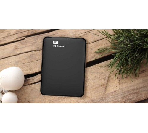 Зовнішній жорсткий диск 2.5" USB 1.0TB WD Elements Black (WDBUZG0010BBK-WESN)_Bulk
