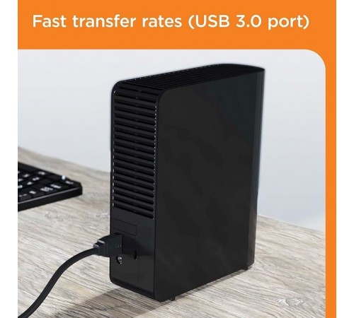 Зовнішній жорсткий диск 3.5" USB 10.0TB WD Elements Desktop Black (WDBWLG0100HBK-EESN)