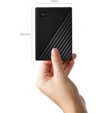Зовнішній жорсткий диск 2.5" USB 1.0TB WD My Passport Black (WDBYVG0010BBK-WESN)_Bulk
