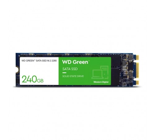 Накопичувач SSD 240GB WD Green M.2 2280 SATAIII 3D TLC (WDS240G3G0B)