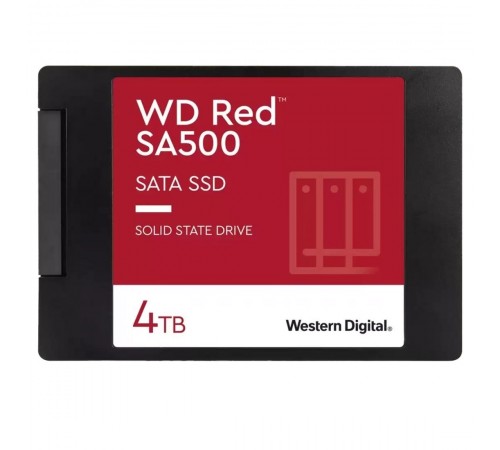 Накопичувач SSD 4TB WD Red SA500 2.5 SATAIII 3D NAND (WDS400T2R0A)