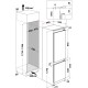 Вбудований холодильник Whirlpool WHC18 T311