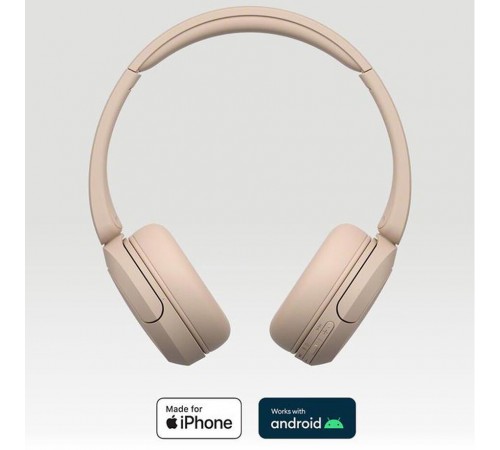 Bluetooth-гарнітура Sony WH-CH520 Beige (WHCH520C.CE7)