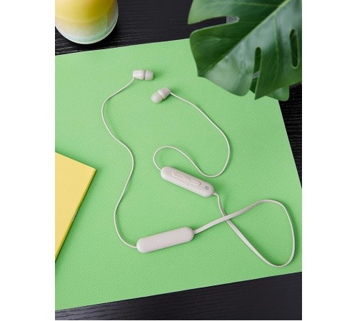 Bluetooth-гарнітура Sony WI-C100 Beige (WIC100C.CE7)