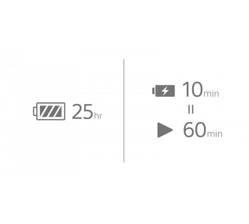 Bluetooth-гарнітура Sony WI-C100 White (WIC100W.CE7)