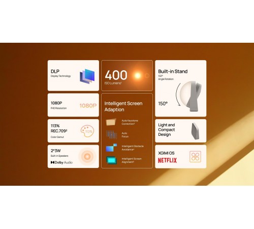 Проектор XGiMi Elfin Flip (WK03C) Проектор XGiMi Elfin Flip (WK03C)