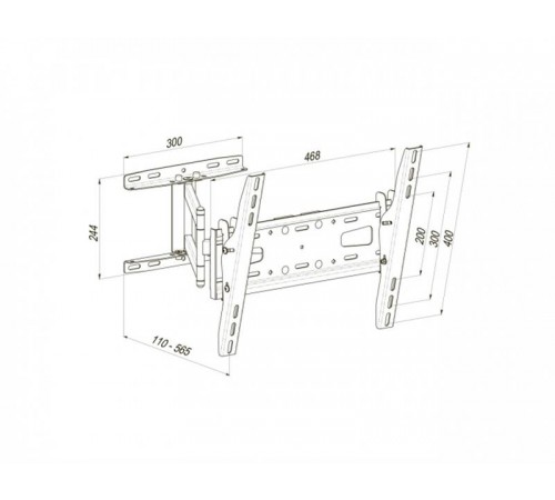 Кронштейн KSL WMO-6245T (VESA400х400)