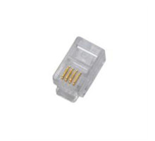 Конектор EServer (WT-6001B) RJ11, 4P4C, 100шт