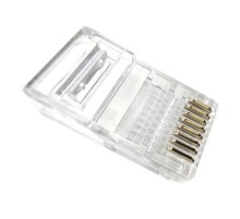 Конектор EServer (WT-6002A-SOLID) RJ45, UTP, cat.5e, 8P8C, 50 мкм, 100 шт