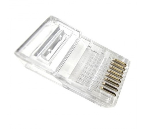 Конектор EServer (WT-6002A-SOLID) RJ45, UTP, cat.5e, 8P8C, 50 мкм, 100 шт