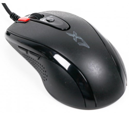 Миша A4Tech X-710BK Black USB + килимок A4Tech X7-200MP