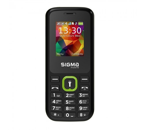 Мобiльний телефон Sigma mobile X-style 171 Mini Dual Sim Black/Green Мобiльний телефон Sigma mobile X-style 171 Mini Dual Sim Black/Green