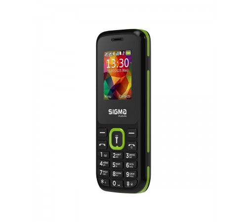 Мобiльний телефон Sigma mobile X-style 171 Mini Dual Sim Black/Green Мобiльний телефон Sigma mobile X-style 171 Mini Dual Sim Black/Green