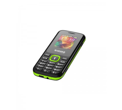 Мобiльний телефон Sigma mobile X-style 171 Mini Dual Sim Black/Green Мобiльний телефон Sigma mobile X-style 171 Mini Dual Sim Black/Green