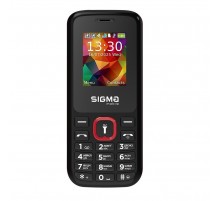 Мобiльний телефон Sigma mobile X-style 171 Mini Dual Sim Black/Red