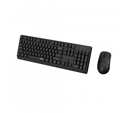 Комплект (клавіатура, миша) бездротовий Rapoo X1500 Wireless Black