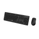 Комплект (клавіатура, миша) бездротовий Rapoo X1500 Wireless Black
