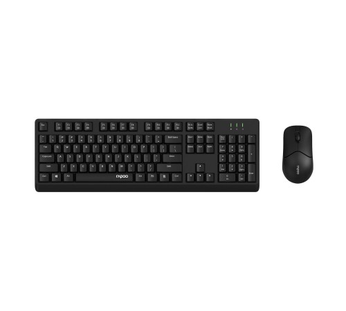 Комплект (клавіатура, миша) бездротовий Rapoo X1500 Wireless Black