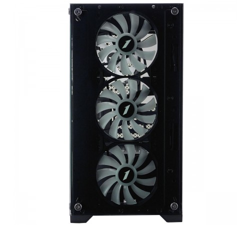 Корпус 1stPlayer X2-M-BK-4F7 Black без БЖ