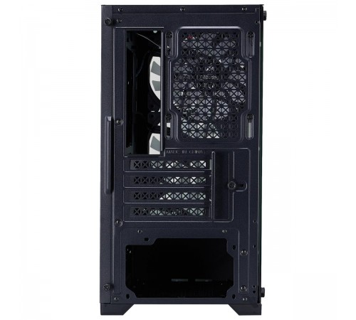 Корпус 1stPlayer X2-M-BK-4F7 Black без БЖ