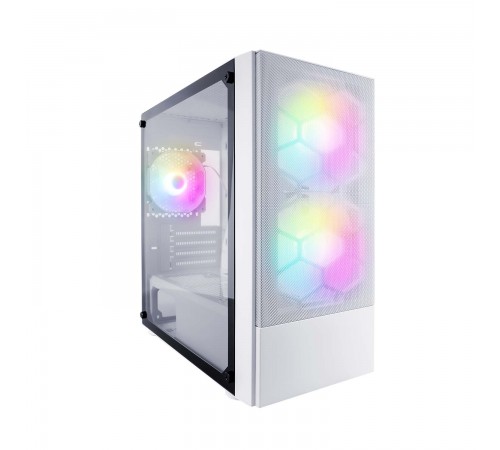 Корпус 1stPlayer X4-M-WH-2F1P-W-1F1-W White без БЖ