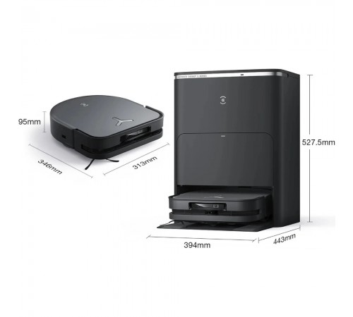 Робот-пилосос Ecovacs Deebot Ozmo X5 Pro Omni (DDX39) Black