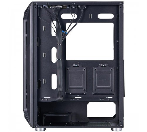 Корпус 1stPlayer X6-BK-4F1 Black без БЖ