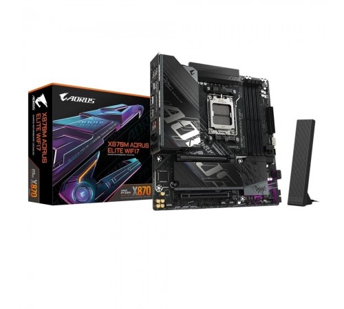 Материнська плата Gigabyte X870M Aorus Elite WiFi7 Socket AM5