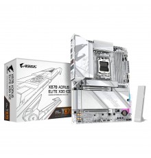 Материнська плата Gigabyte X870 Aorus Elite X3D Ice Socket AM5