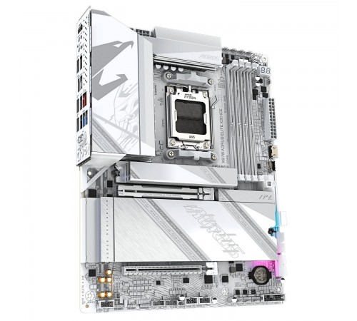 Материнська плата Gigabyte X870 Aorus Elite X3D Ice Socket AM5