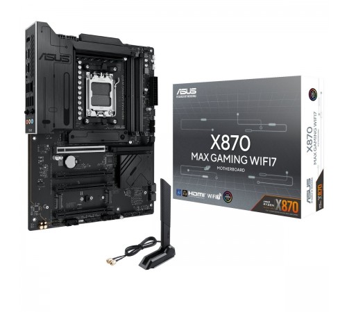 Материнська плата Asus X870 Max Gaming WiFi7 Socket AM5 Материнська плата Asus X870 Max Gaming WiFi7 Socket AM5