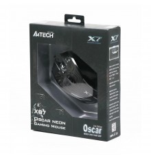 Миша A4Tech X87 Oscar Neon Black USB