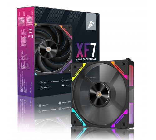 Вентилятор 1stPlayer XF7 Black (XF7-BK-1IN1)