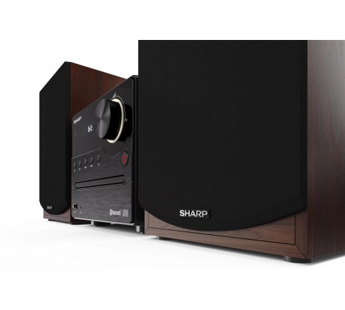 Мікросистема Sharp Micro Sound System Brown (XL-B512(BR))