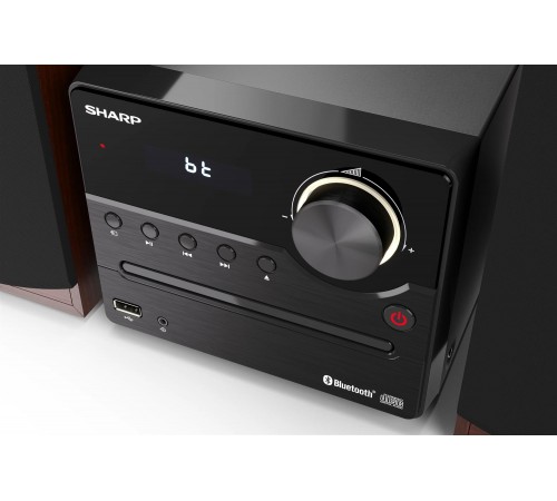 Мікросистема Sharp Micro Sound System Brown (XL-B512(BR))