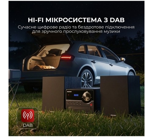 Мікросистема Sharp Micro Sound System Brown (XL-B517D(BR))