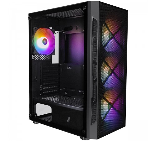 Корпус 1stPlayer XP-BK-4F1 Black 750W (XP-BK-4F1-PS-750FK-EU)