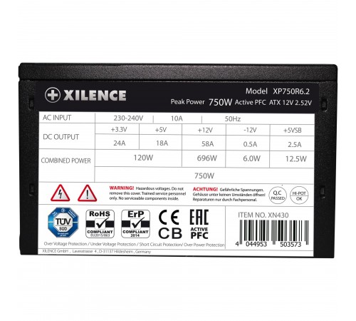 Блок живлення Xilence Performance C+ (XP750R6.2) 750W
