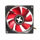 Вентилятор Xilence XPF80.R (XF037), 80х80х25мм, 3-pin+4-pin, Black/Red