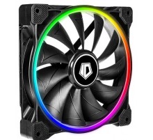 Вентилятор ID-Cooling ZF-14025-ARGB (Single Pack), 140x140x25мм, 4-pin PWM, чорний
