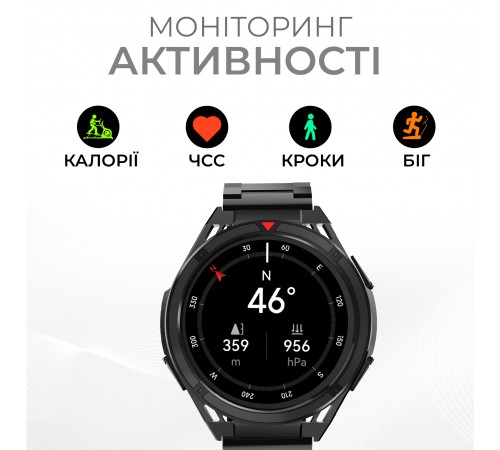 Смарт-годинник HiFuture Active Black/Red