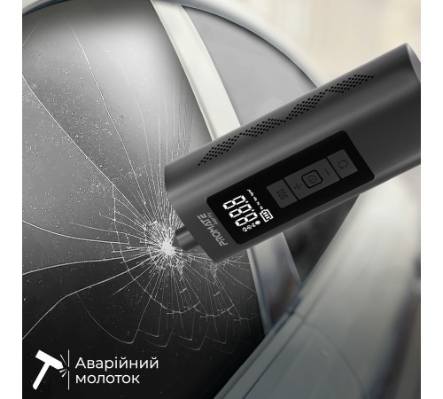 Автомобільний компресор Promate Aerify Black