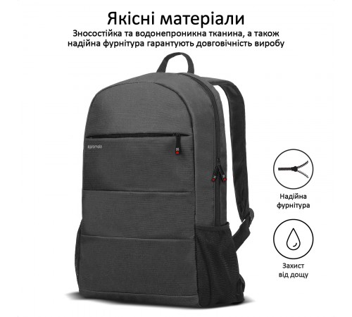 Рюкзак для ноутбука Promate Alpha-BP Black
