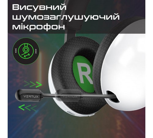 Bluetooth-гарнітура Vertux BB-8 White