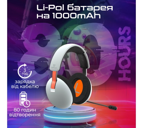 Bluetooth-гарнітура Vertux BB-8 White
